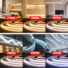 Load image into Gallery viewer, SCOB dual color CCT LED strip