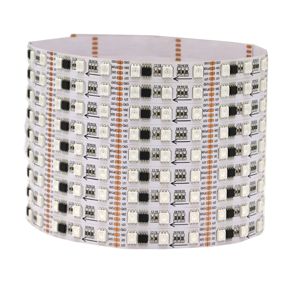 Dual data breakpoint  transmission WS2818 Pixel addressable  LED Strip