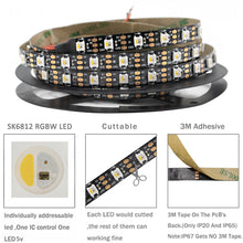 Load image into Gallery viewer, SK6812 rgbw pixel digital magic Individually addressable led strip light