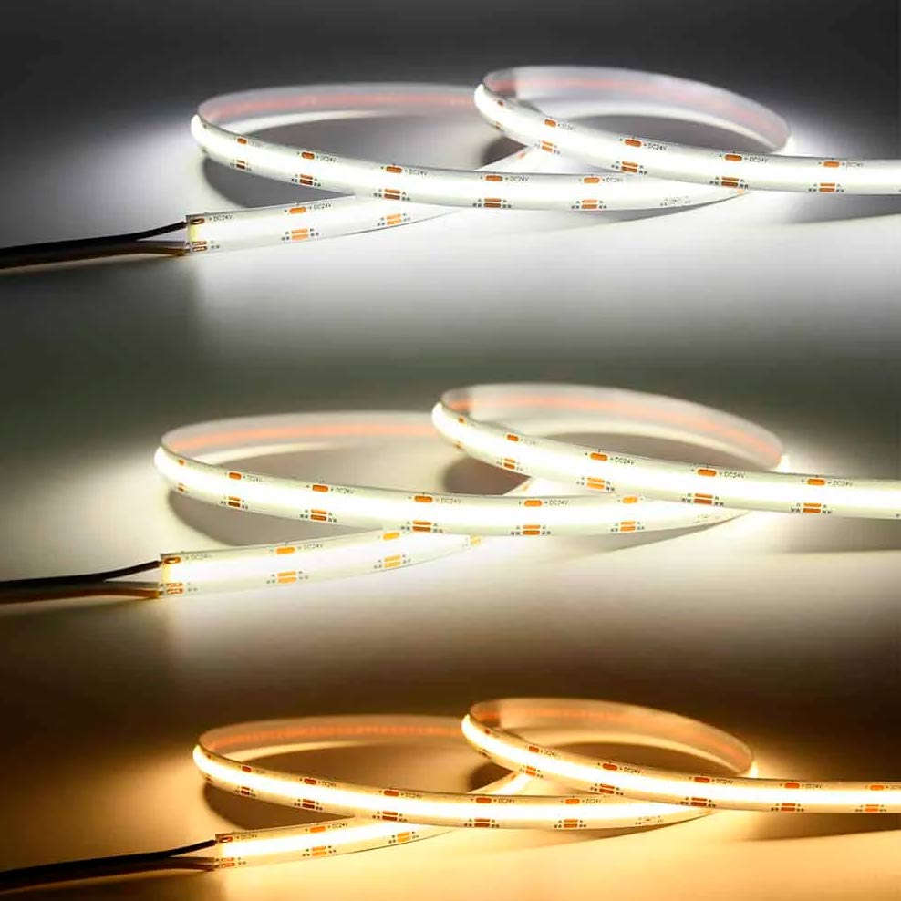 COB dual color CCT LED strip