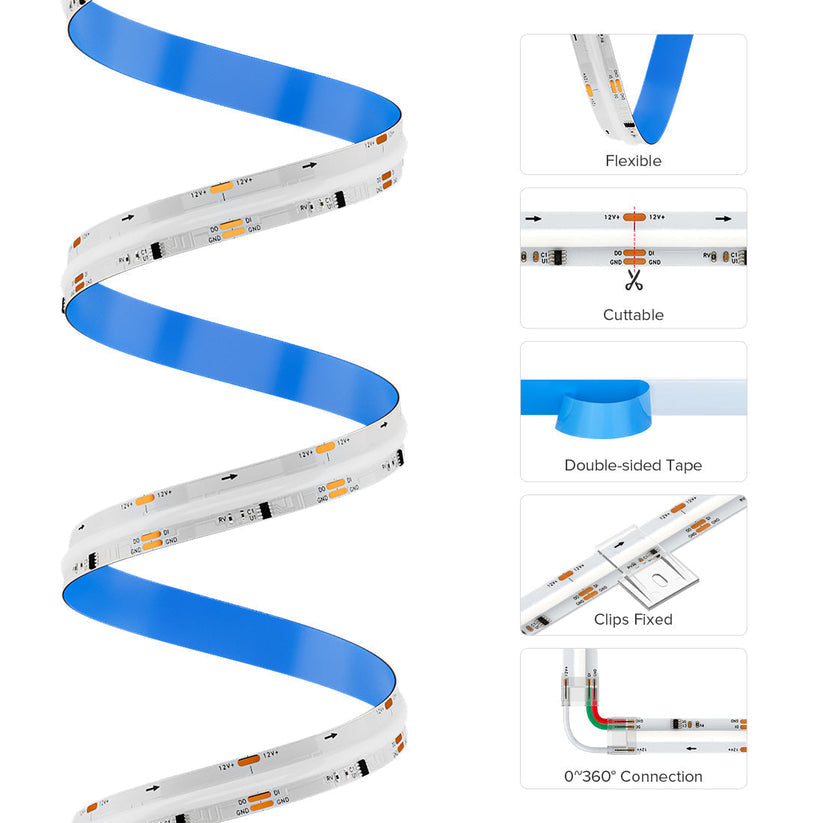 COB RGB WS2811 Pixel  LED strip