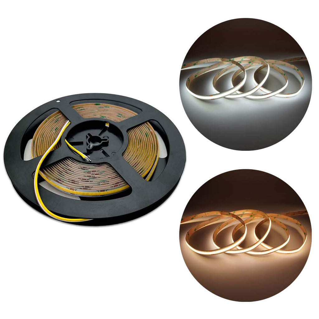 COB dual color CCT LED strip